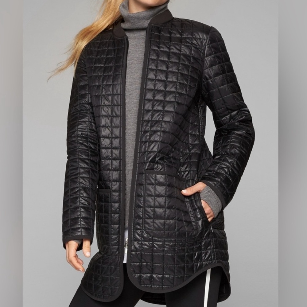 Athleta Quilted Long Jacket